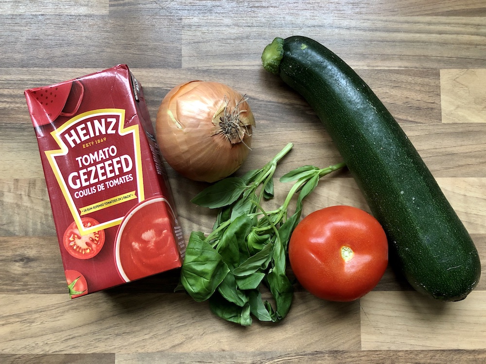 makkelijke pastasaus ingredient